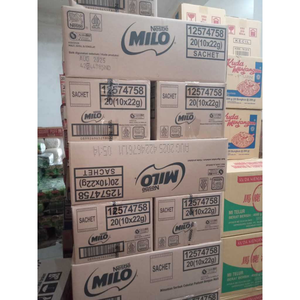 

Milo Activgo 22g 1 Dus Isi 20 Renteng