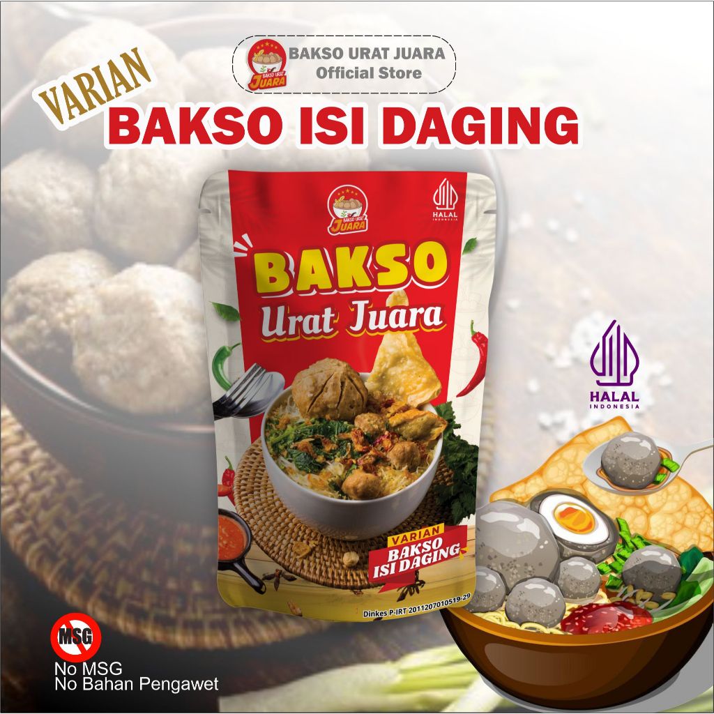 

Bakso Urat Juara || Bakso isi Daging