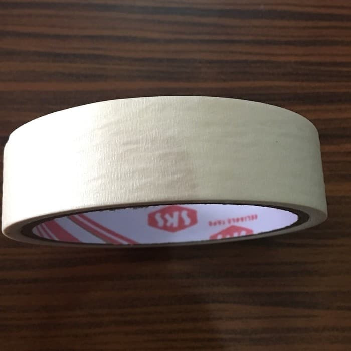 

LEM KERTAS / LAKBAN KERTAS SKS 1 INCH / MASKING TAPE SKS