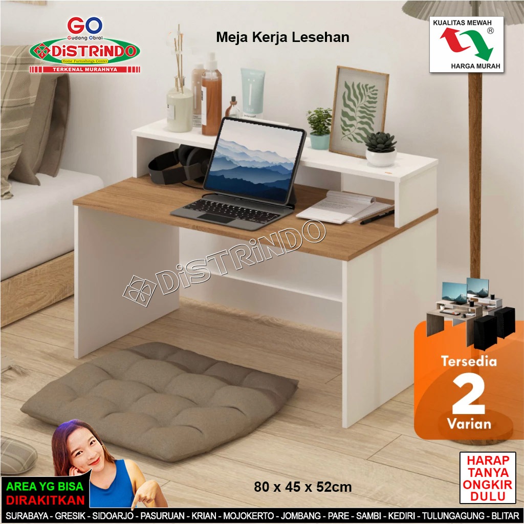 Meja Komputer / Meja Lesehan / Meja Kerja Lesehan / Meja Belajar Minimalis