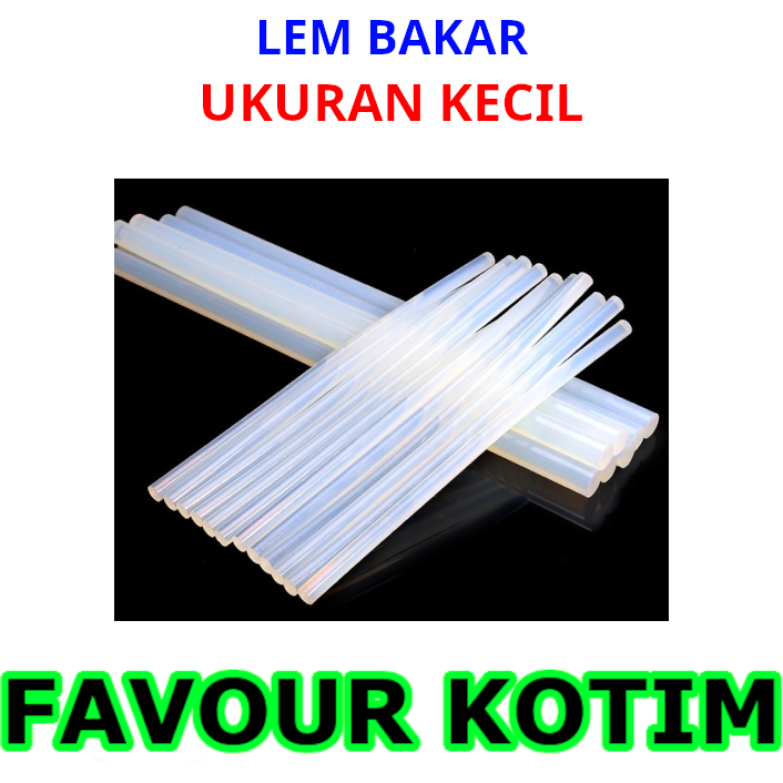 

ISI LEM TEMBAK GLUE GUN KECIL REFILL LEM BAKAR STICK 27CM 7MM FVKOTIM
