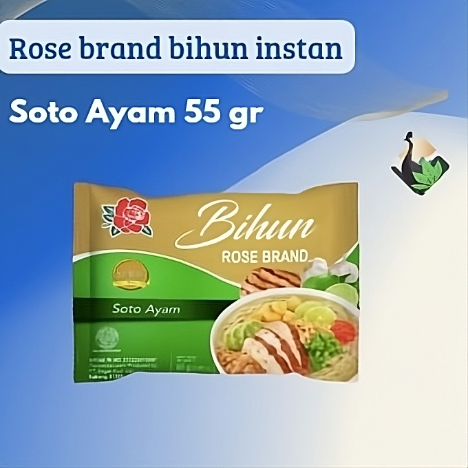 

Bihun rose brand instan 55gr X 40 pcs - rasa soto ayam1 dus/ball