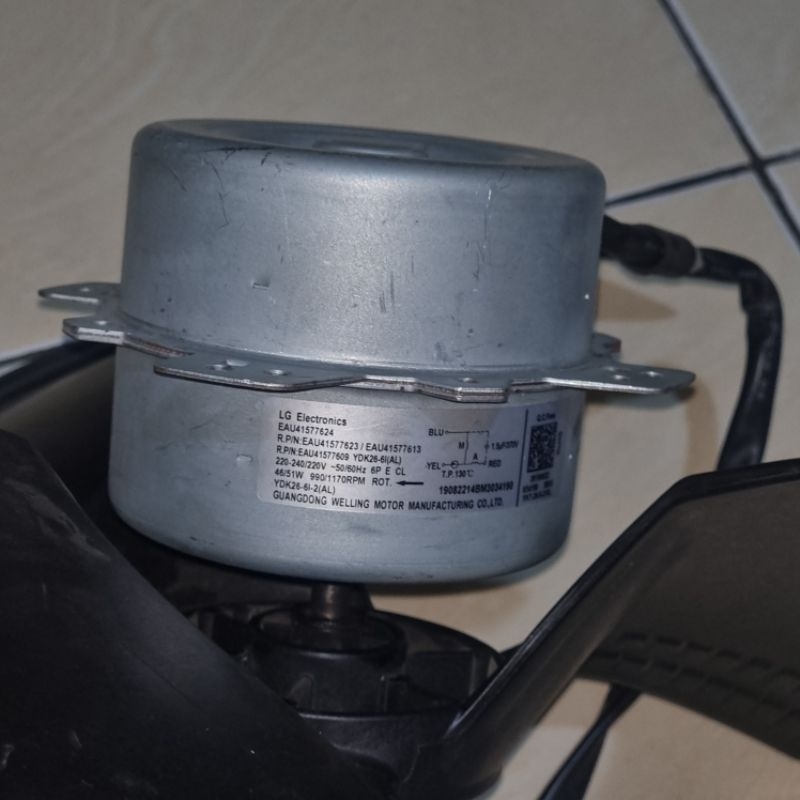 FAN Motor AC OUTDOOR LG Original Putar Kiri Sesuai Gambar