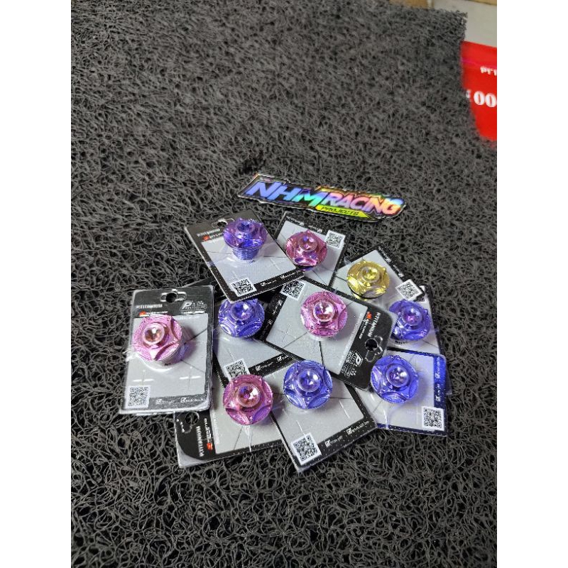 tutup oli gardan Yamaha titanium NMAX AEROX Mio fino ori Vietnam TITANIUM