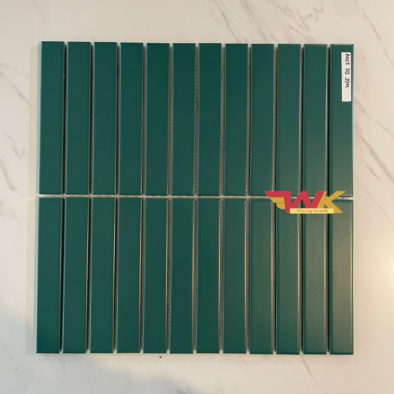 Keramik Mosaic Hijau Jade 30x30 / keramik hijau / keramik hijau jade / mosaic hijau / mozaik hijau