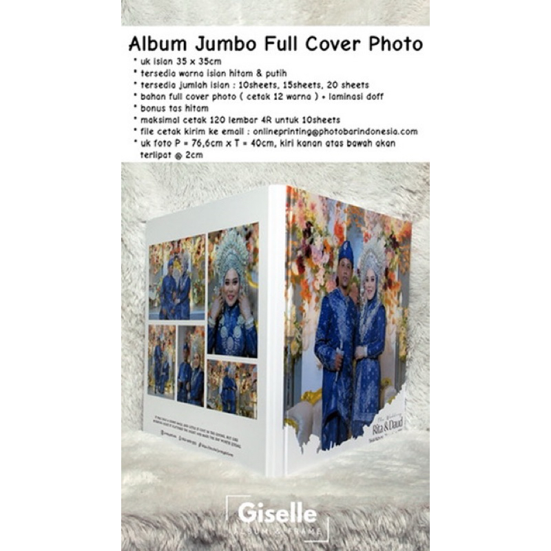 Album Foto Magnetik Jasa Edit & Layout Cover