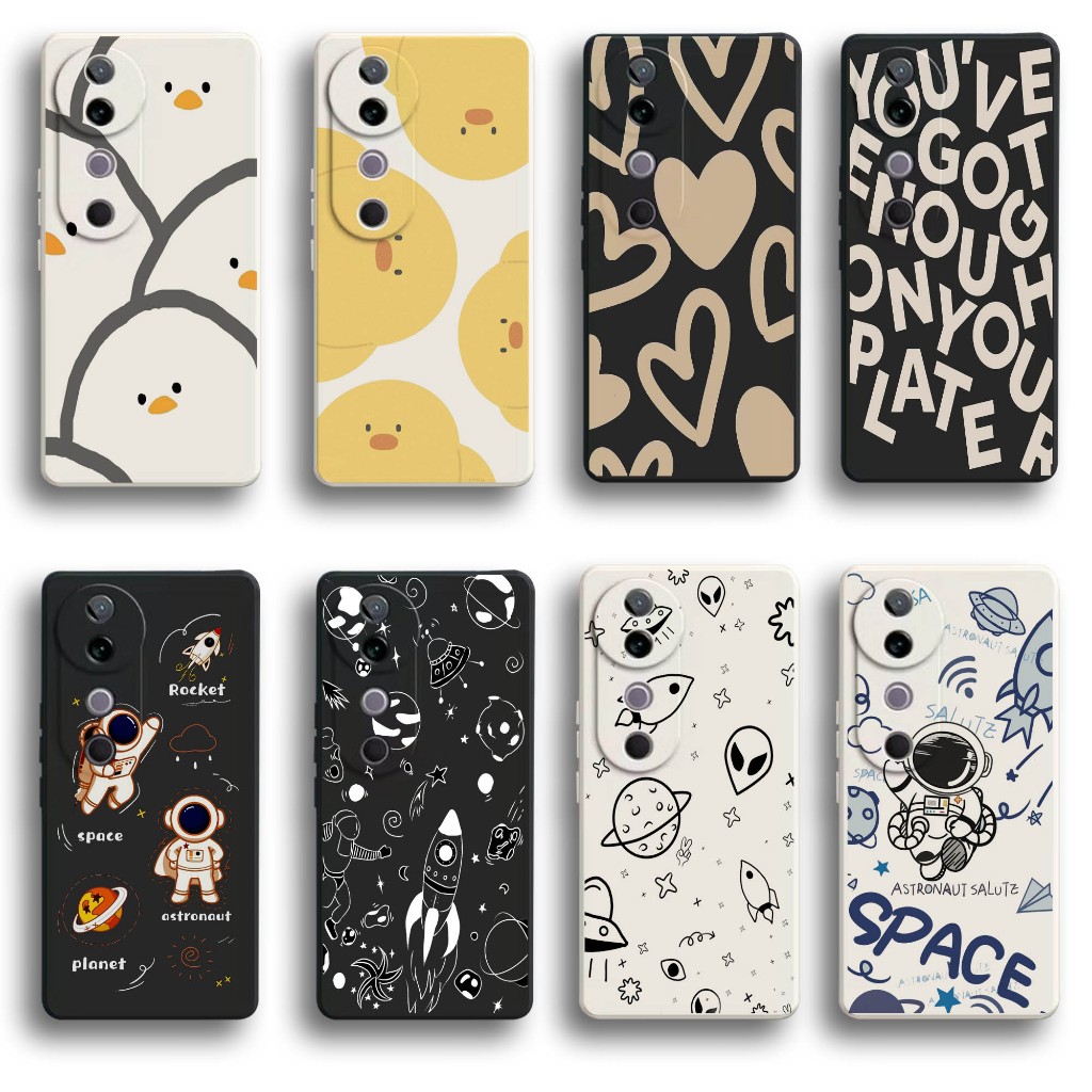 Softcase Macaroon motif Vivo v40 lite  Case motif Vivo v40 lite Case murah motif Vivo v40 lite Case 