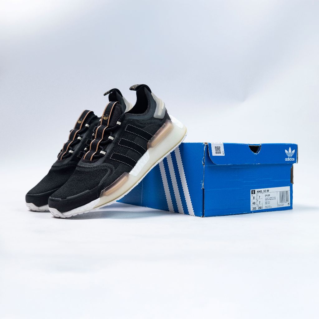SEPATU KASUAL / CASUAL SHOES NMD V3 W - BLACK WHITE PALE PINK
