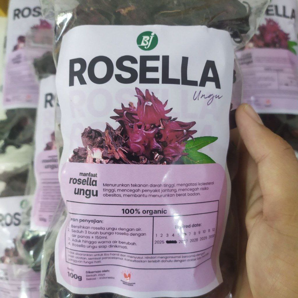 

Teh Seduh Bunga Rosella MERAH Rosela MERAH 100 gram - Berkah Jaya BJ