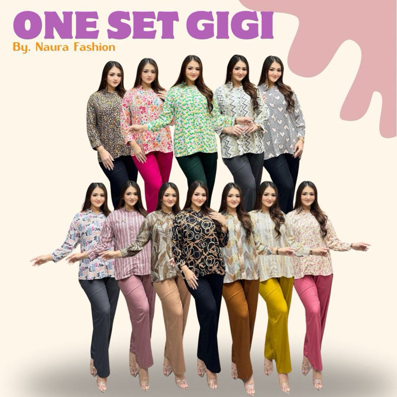 one set nadya (naura fashion) / one set gigi (naura fashion)