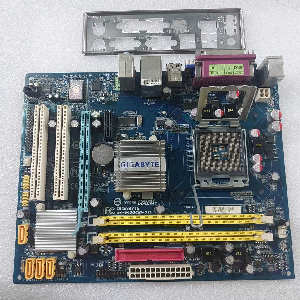 mainboard INTEL 945 DDR2 socket 775 murah motherboard LGA 775 Core2duo Dualcore Second ORI BUKAN G31