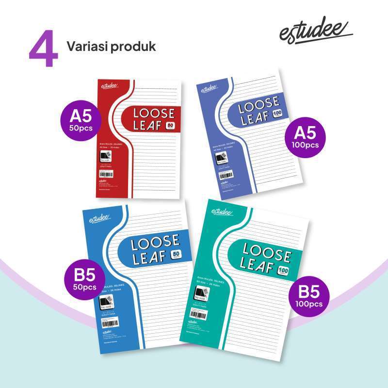 

Gramedia Medan - ESTUDEE LOOSE LEAF J GARIS A50