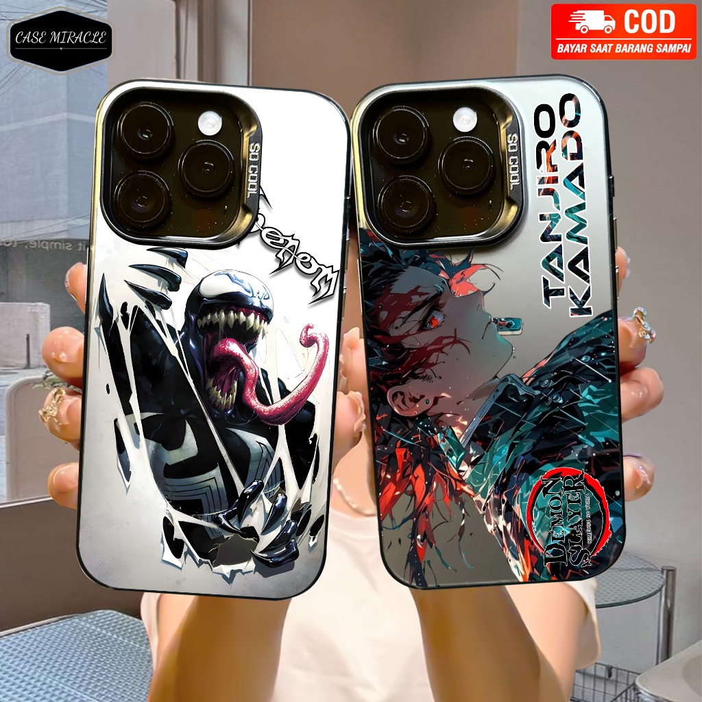 

CASE REALME C67 / C63 / C65 / C55 / C53 / C30 / C33 / C15 / C20 / C12 / C31 / C35 SO COOL HOLOGRAM PREMIUM MATTE - Motif TANJIRO KAMADO - softcase HYBRID IMD PLATE HOLOGRAM Cowo - Casing Glossy