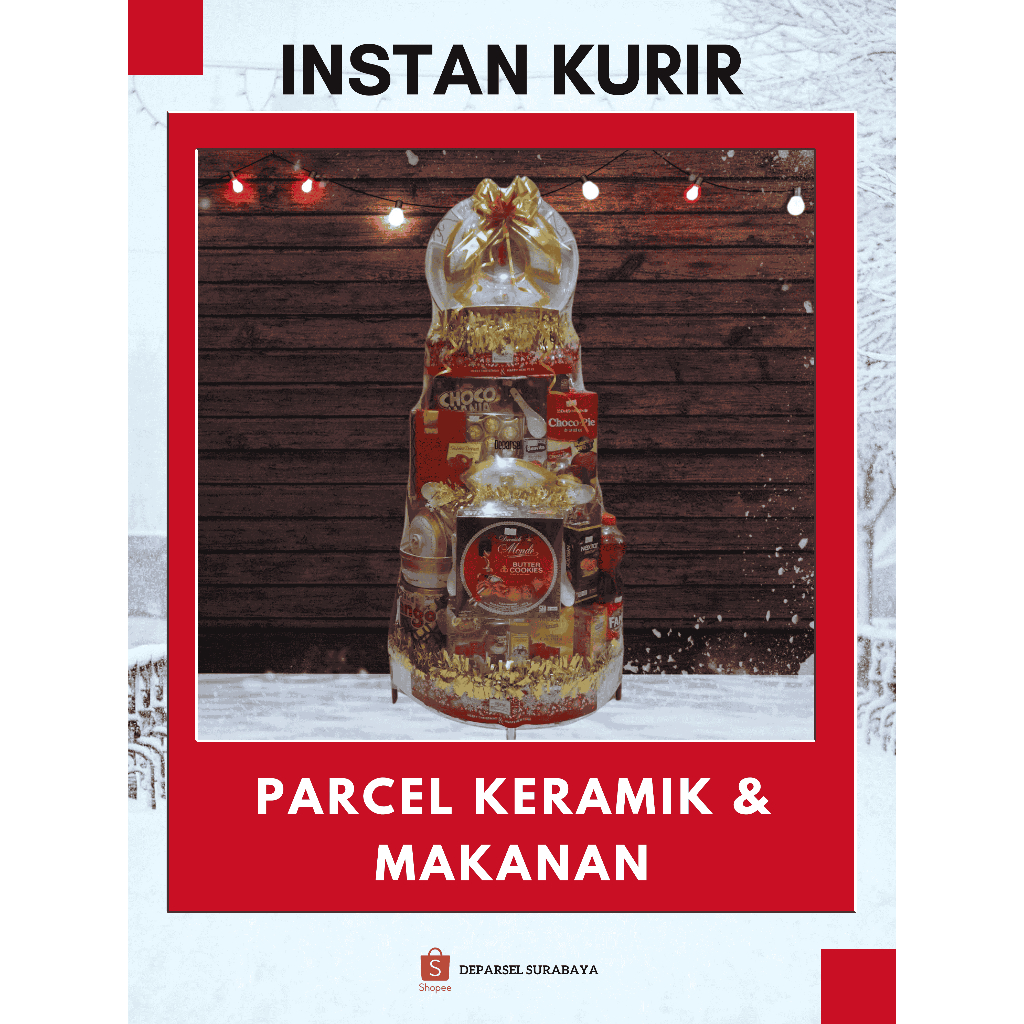 

Parcel Natal Prasmanan Set Vicenza Instan Kurir