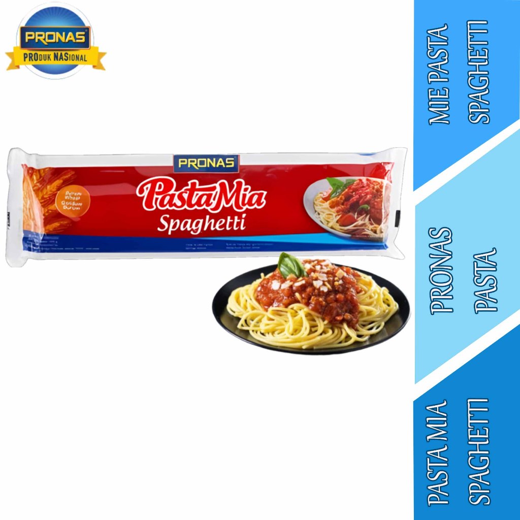 

Mi Gandum Pasta Spaghetti - Pronas - Pasta Mia Spaghetti - 500gr