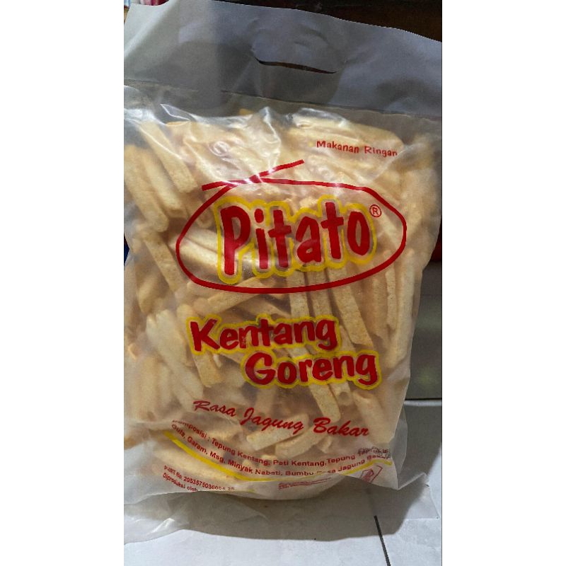 

Pitato kentang Goreng Rasa Balado & Jagung Bakar