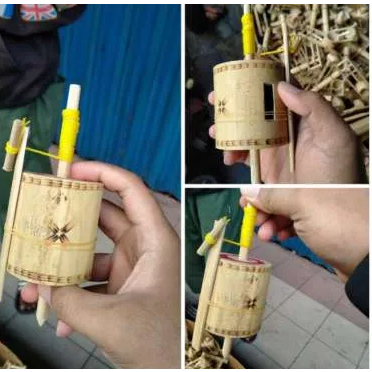 Jual Gasing Bambu Mainan Tradisional / Gasing Bambu / Gasing / Pangggal Bambu