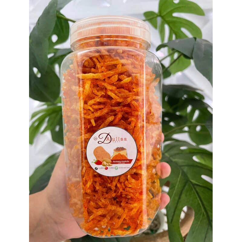 

Kentang mustofa DapurAuliaa toples 700ml original pedas manis enak kriuk