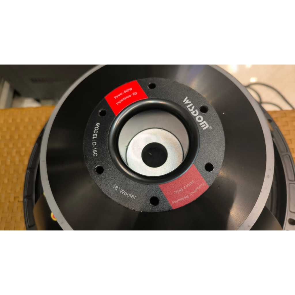 Speaker Komponen Wisdom Woofer 18inch D18C 1600w