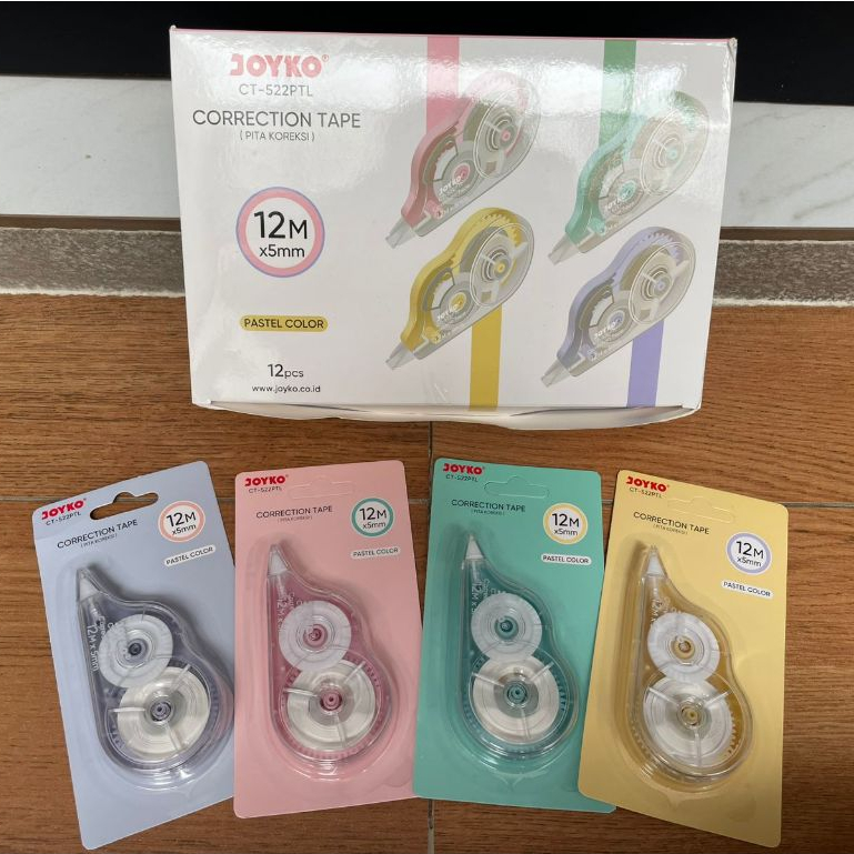 

{satuan} TIP EX Correction Tape CT-522 PTL Pastel / TIP EX JOYKO - per pcs