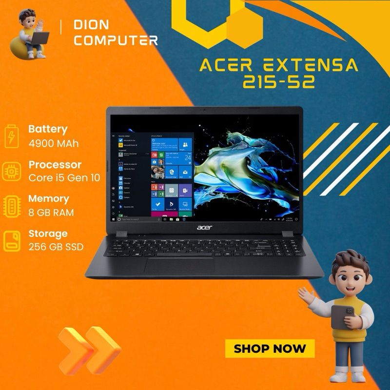 Acer Extensa 215-52 i5 Gen 10