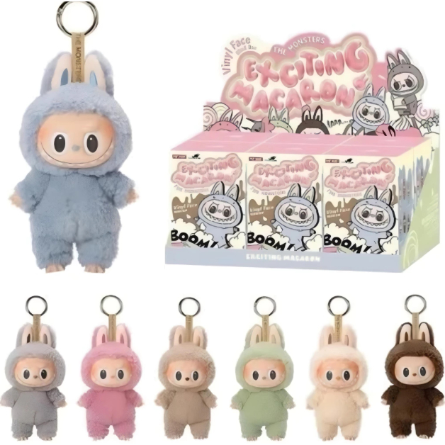 BARU  LABUBU The Monster V1 Bisa Pilih Green Grape Lychee Berry Toffe Sea Saly Keychain Exciting Mac