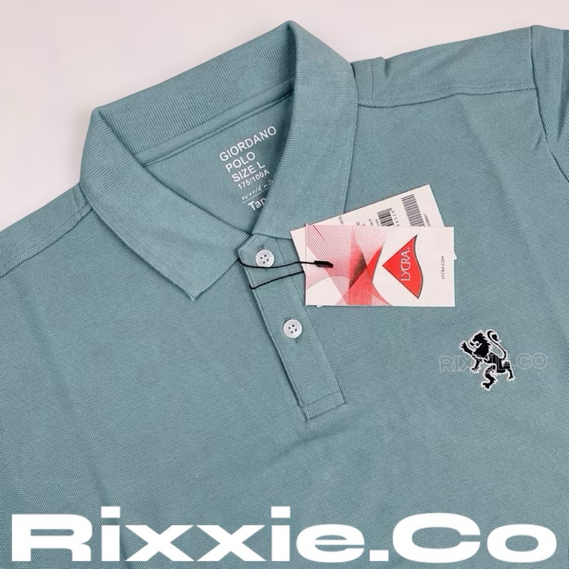 GIORDANO POLO SHIRT MINI LION TRENDY PREMIUM | KAOS KERAH GIORDANO BORDIR MINI MATERIAL COTTOON PREM