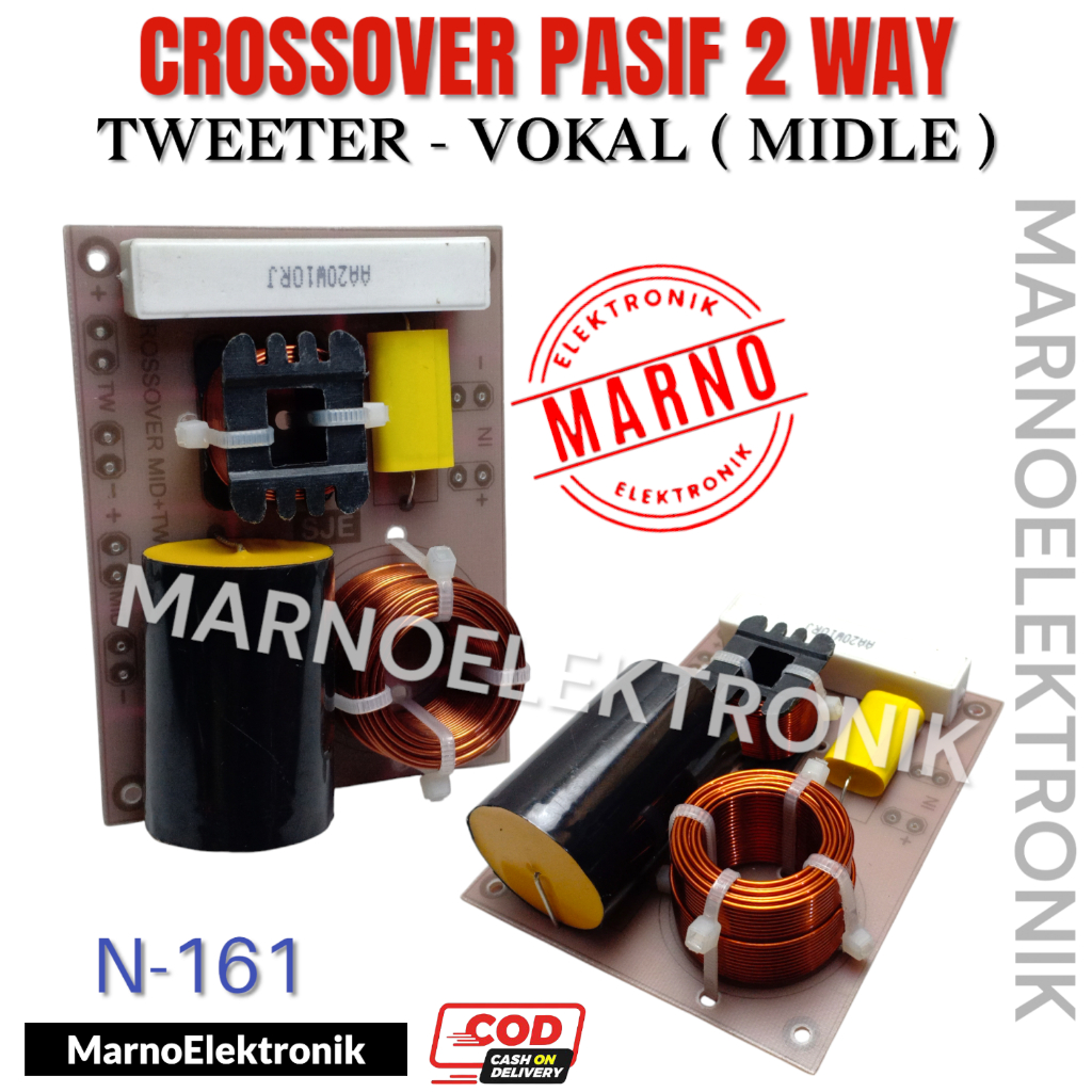 KIT CROSSOVER 2 WAY TWEETER + VOKAL N-161 CROSSOVER PASIF 2 WAY CROSSOVER CROSOVER CROSOFER CROSSOFE