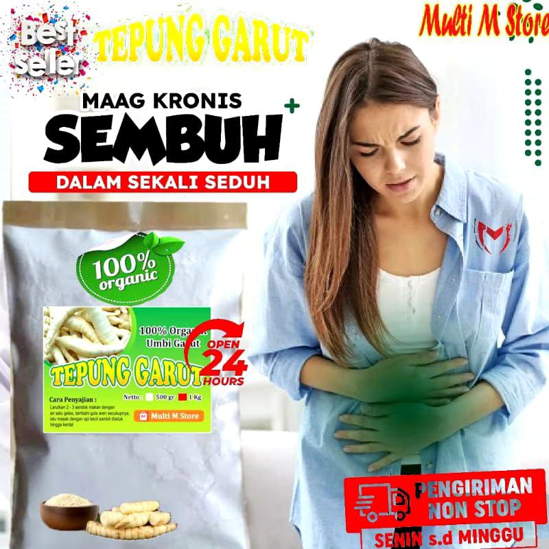 

Tepung Pati Garut Premium 1 Kg | Solusi Maag Gerd Dan Asam Lambung