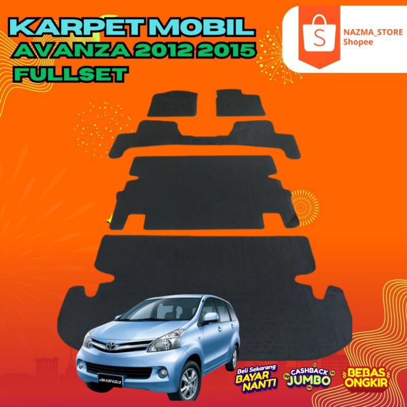 karpet Toyota Avanza fullset 2012 - 2015 karpet mobil Avanza fullset