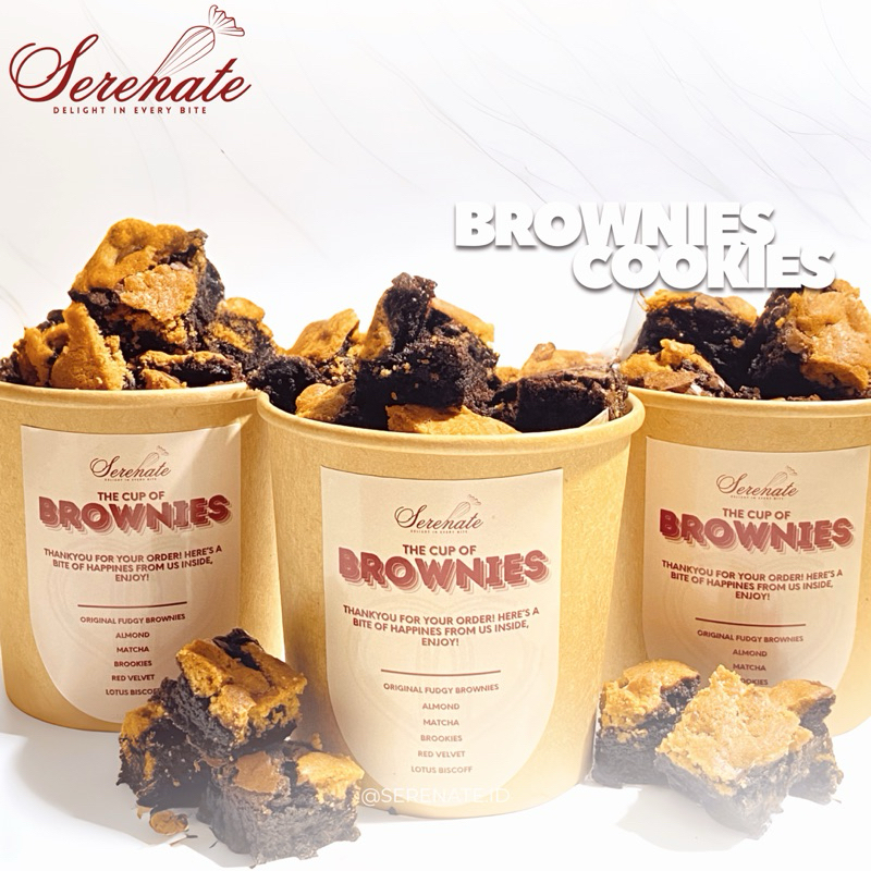 

Brookies - Brownies Cookies Bites [ READY IMLEK SERIES ]