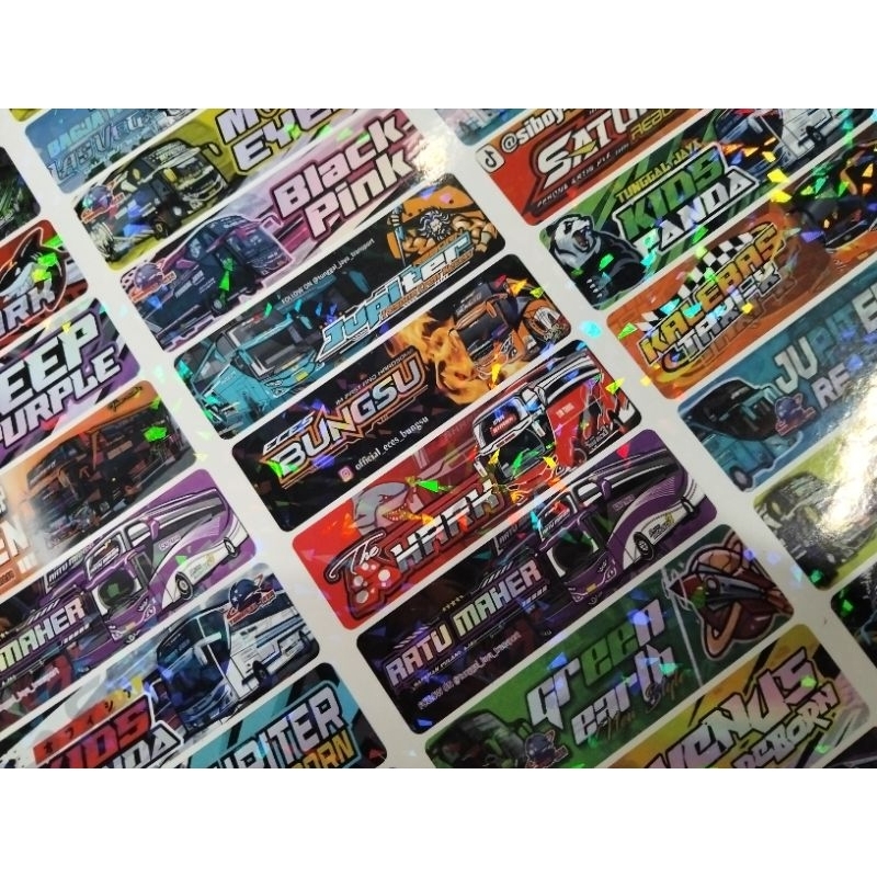 

Stiker bismania Sudah hologram isi 40pcs
