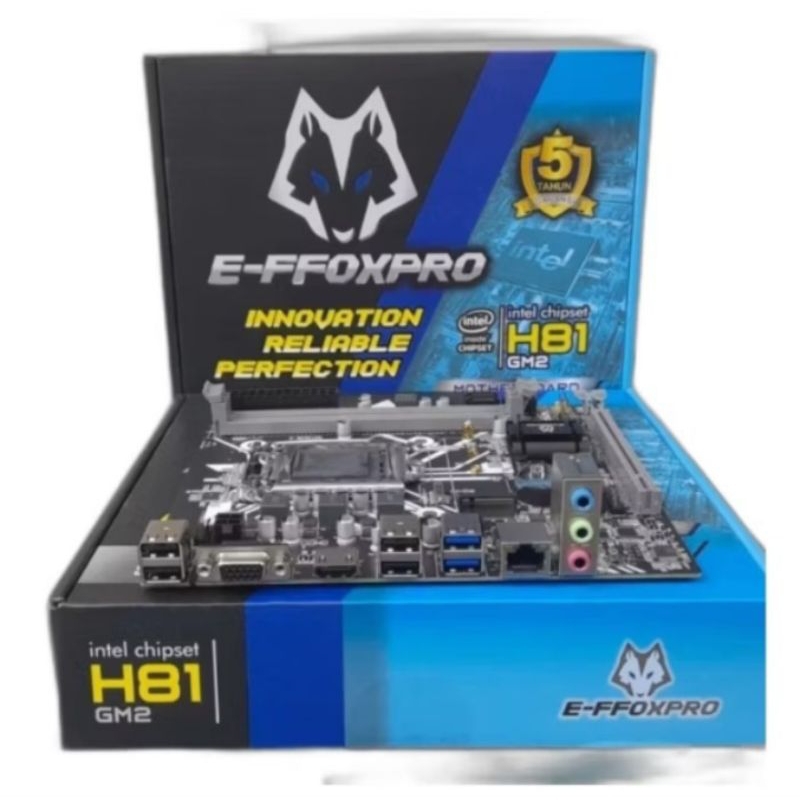 MOBO H81 MOTHERBOARD INTEL FAST H81 LGA 1150 M.2 NVME
