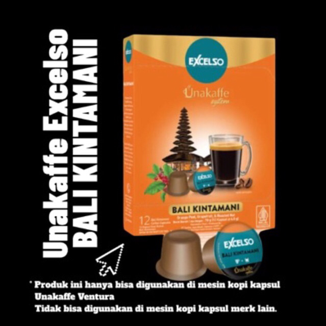 

Kopi kapsul Excelso Unakaffe Bali Kintamani