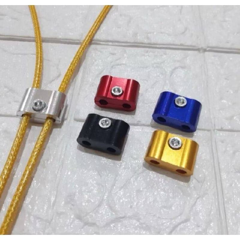 Breket Kabel Gas - Klem Kabel Gas - Gembok Selang Full Cnc Universal Semua Motor