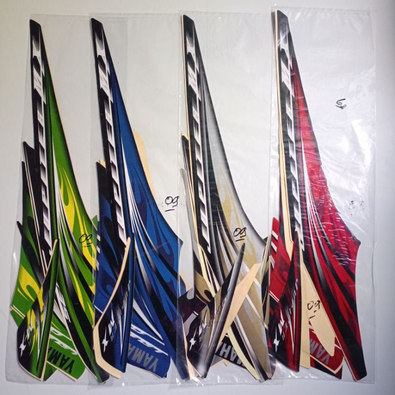 Striping sticker lis body fullset motor yamaha jupiter mx cw tahun 2009 2010