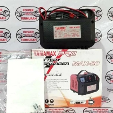 

Battery Charger Aki 20 A YAMAMAX PRO - Cas Aki ACCU Mobil / BATTERAI CAS AKI YAMAMAX 20A TERMURAH