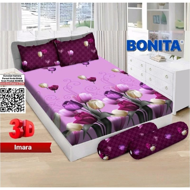 Sprei Bonita 3D no 1 uk 180x200 motif imara