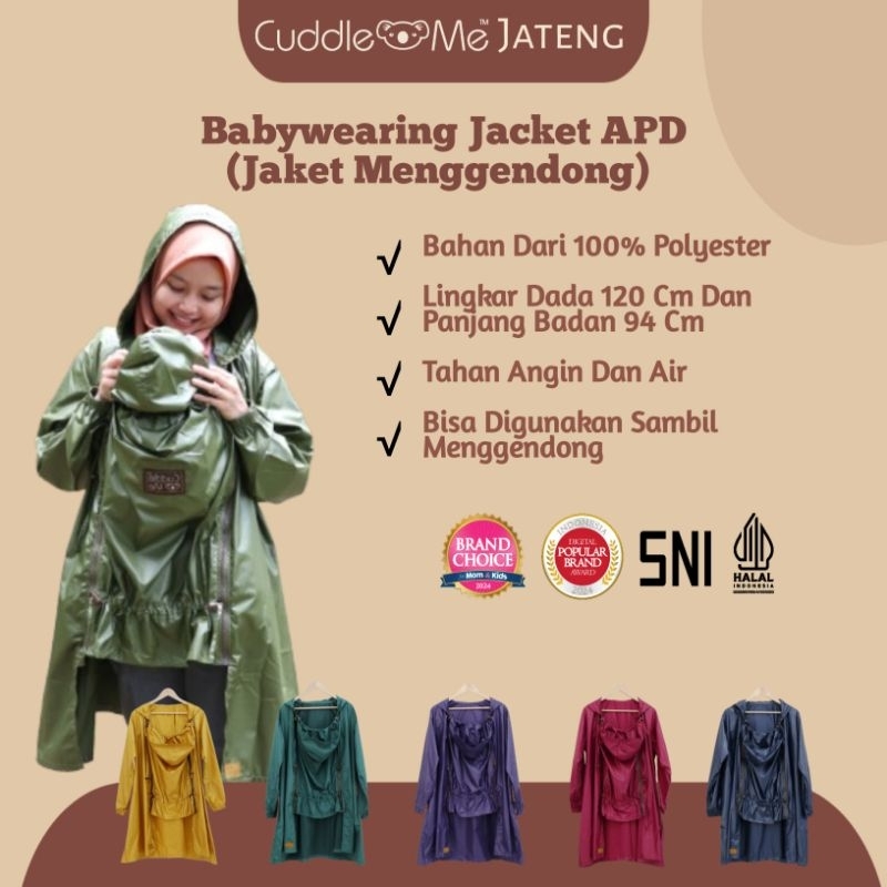 Jaket APD CuddleMe Protective Jacket / Jaket Menggendong untuk Melindungi Ibu dan Bayi