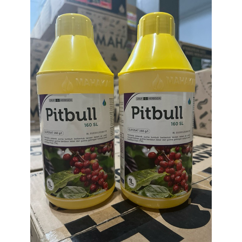 Herbisida Sistemik PITBUL 160 SL 1 Liter racun rumput murah