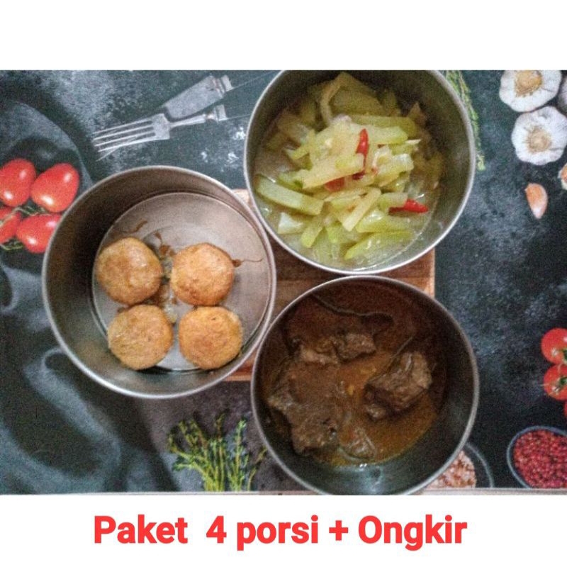 

Catering mingguan 4Porsi + ongkir (5hari)