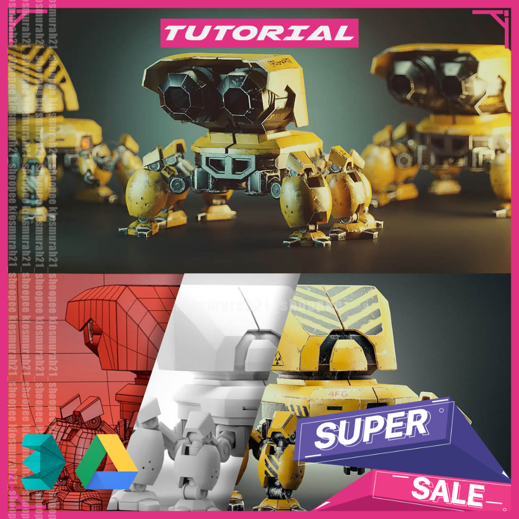 3Ds Max - Creating character using 3ds max and Substance Painter 3Ds Max Tutorial