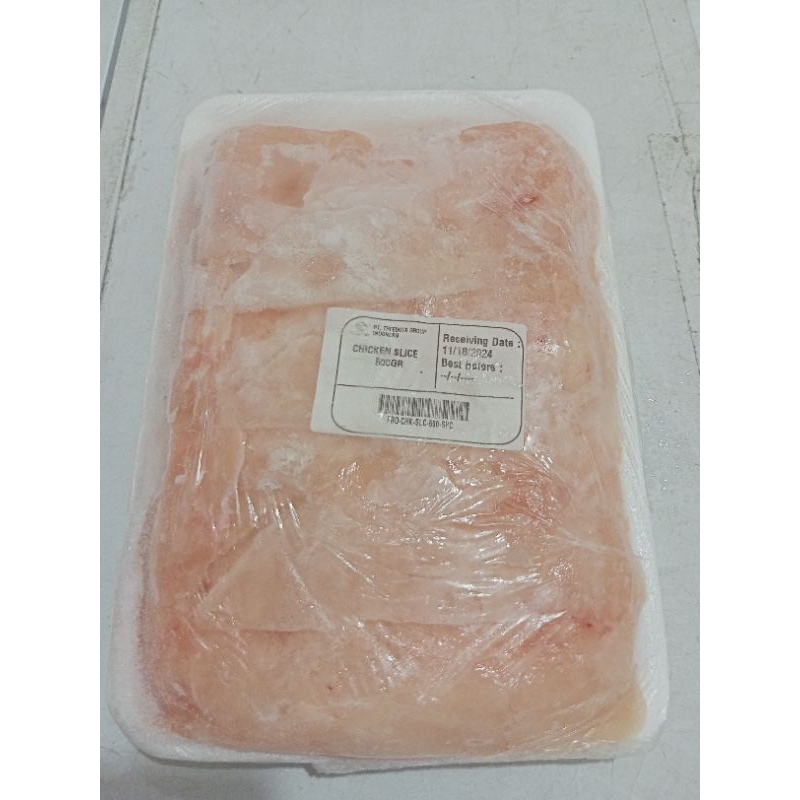 

Ayam slice Frozen 500gr / ayam slice