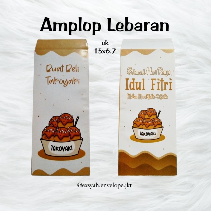 

Amplop Lebaran besar motif makanan TAKOYAKI PREMIUM QUALITY