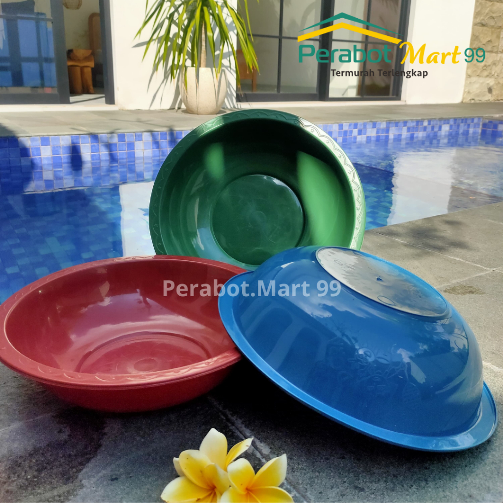 (24 PCS) BASKOM PLASTIK JUMBO UKURAN 14 SUPER / BASKOM HAJATAN / BASKOM MURAH