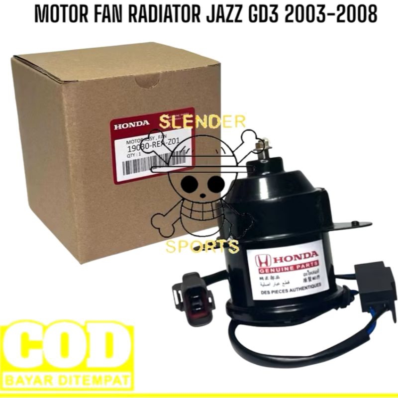 MOTOR FAN RADIATOR JAZZ GD3 - MOTOR FAN JAZZ GD3 CITY GD8 VTEC IDSI 19030-REA-003