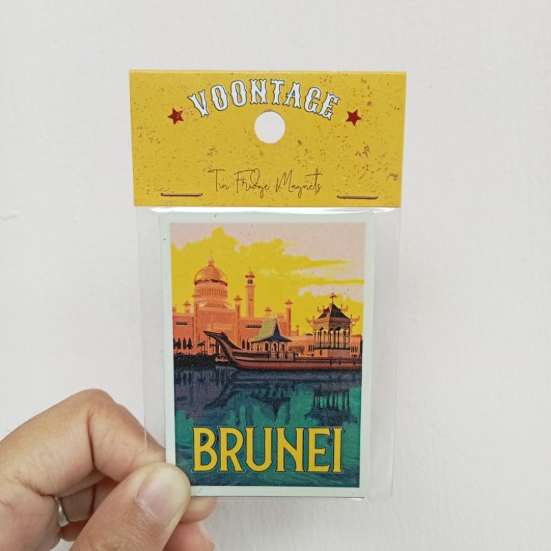 Magnet Kulkas Brunei Souvenir Oleh-Oleh Brunei
