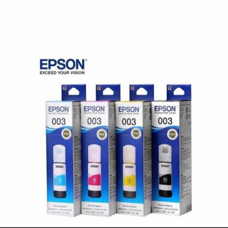 TINTA EPSON 003 ORIGINAL FOR INK L1110 L3110 L3150 L5190 HITAM