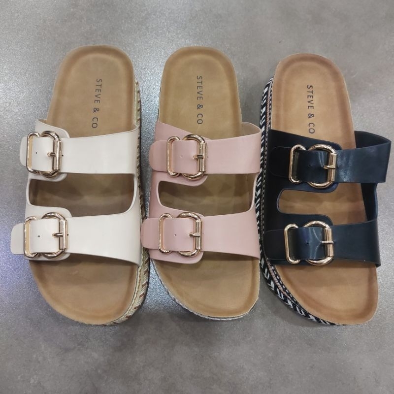 Sandal wedges ringan merk STEVE N CO