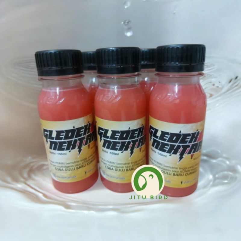 Gledek Nektar Nextar Nectar Pink Pakan Burung Konin Kolibri Ninja Sogon Pleci Muncang Pakan Harian N